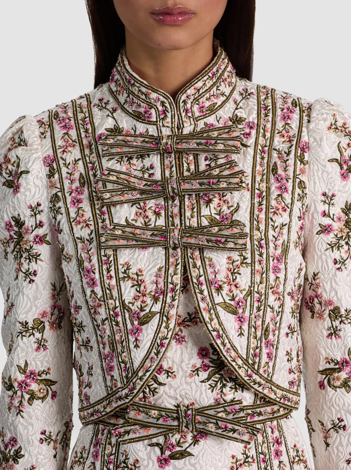ILARIA EMBROIDERED JACKET | Alice + Olivia