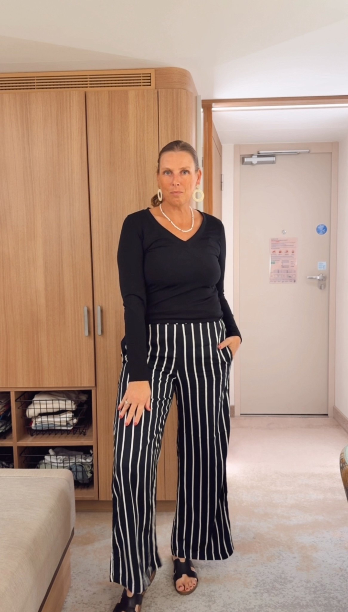 Cruise outfit
Wide leg pants 
Resort Causl 

#LTKTravel #LTKOver40 #LTKootd