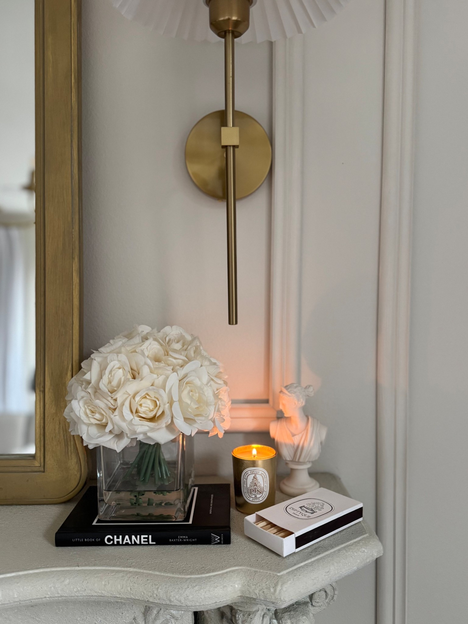 Chic fireplace mantle styling moment 🤍

#LTKHome