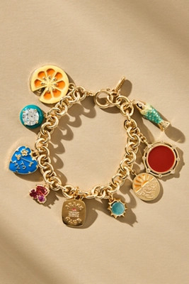 Colorful Chunky Charm Bracelet | Anthropologie (US)