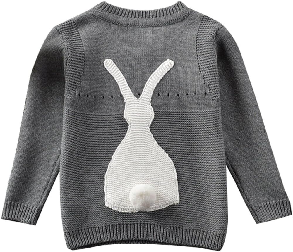 LOSORN ZPY Toddler Baby Boy Girl Knit Sweater Cute Unisex Kid Pullover Sweatshirt | Amazon (US)
