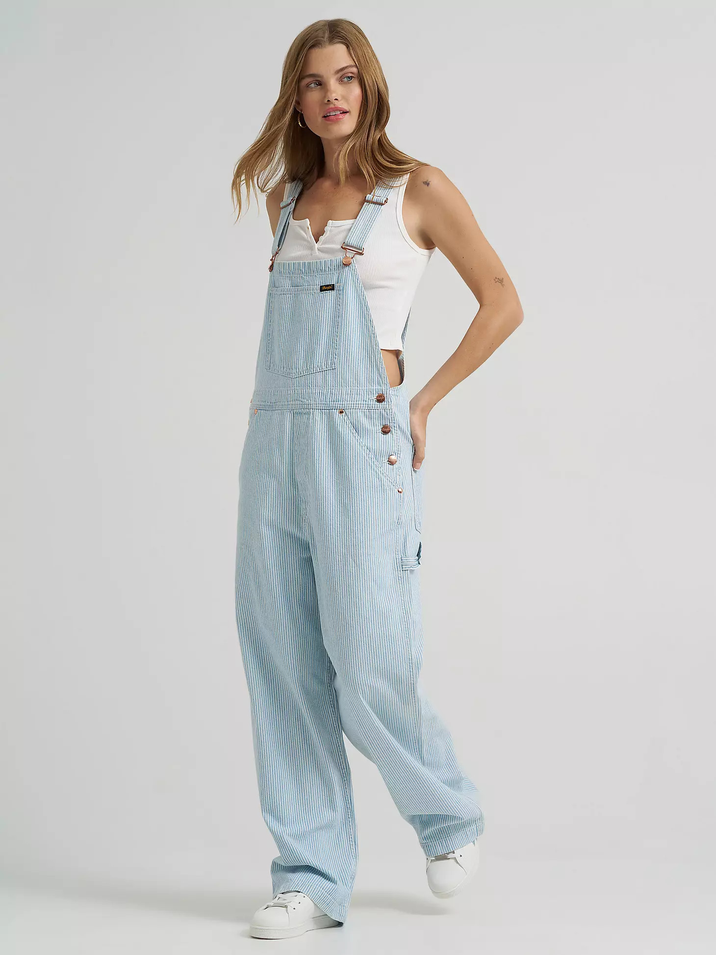 Lainey Wilson x Wrangler Stripe Overalls | Wrangler
