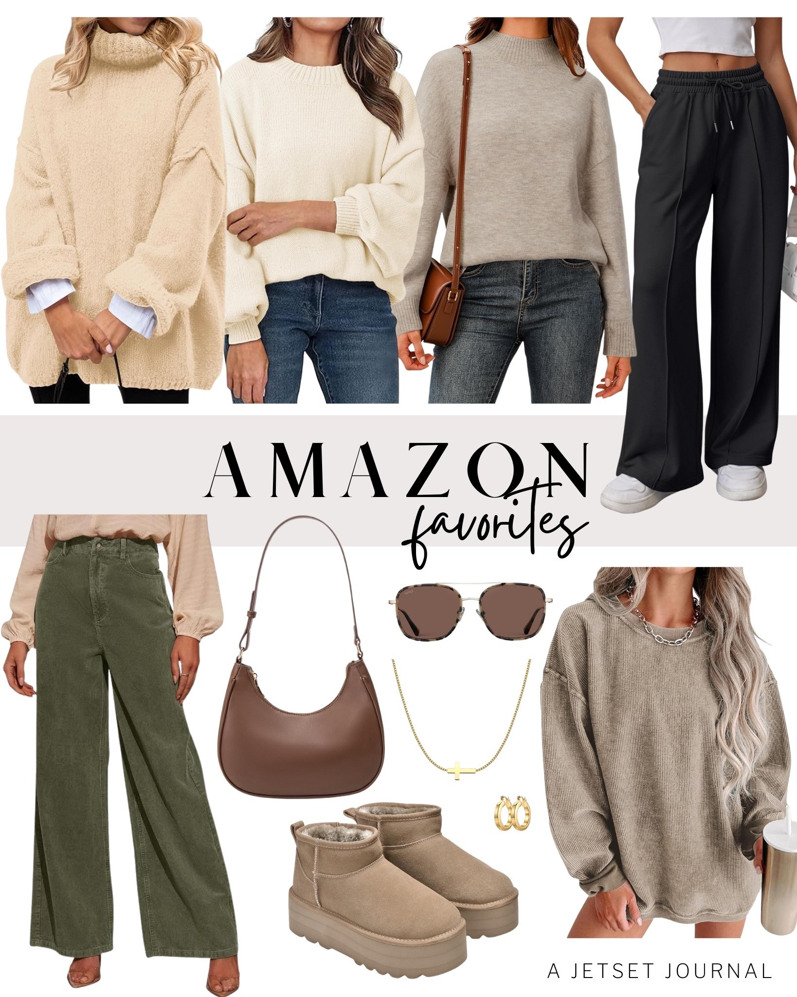 Here are a few Amazon favorites you should grab this week!
oversized winter sweater, wide leg sweatpants, ankle booties, platform slippers, amazon finds, shopping spree, trendy pieces, must have items, fashion finds, amazon style, wardrobe staples, stylish finds, wardrobe update, must have accessories, affordable look, fall to winter fashion, winter style

#LTKSeasonal #LTKFindsUnder50 #LTKU