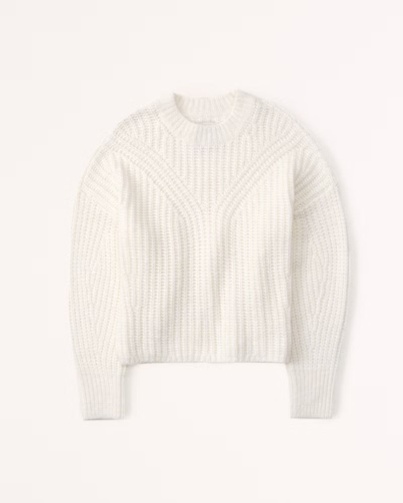 Fluffy Crew Sweater | Abercrombie & Fitch (US)