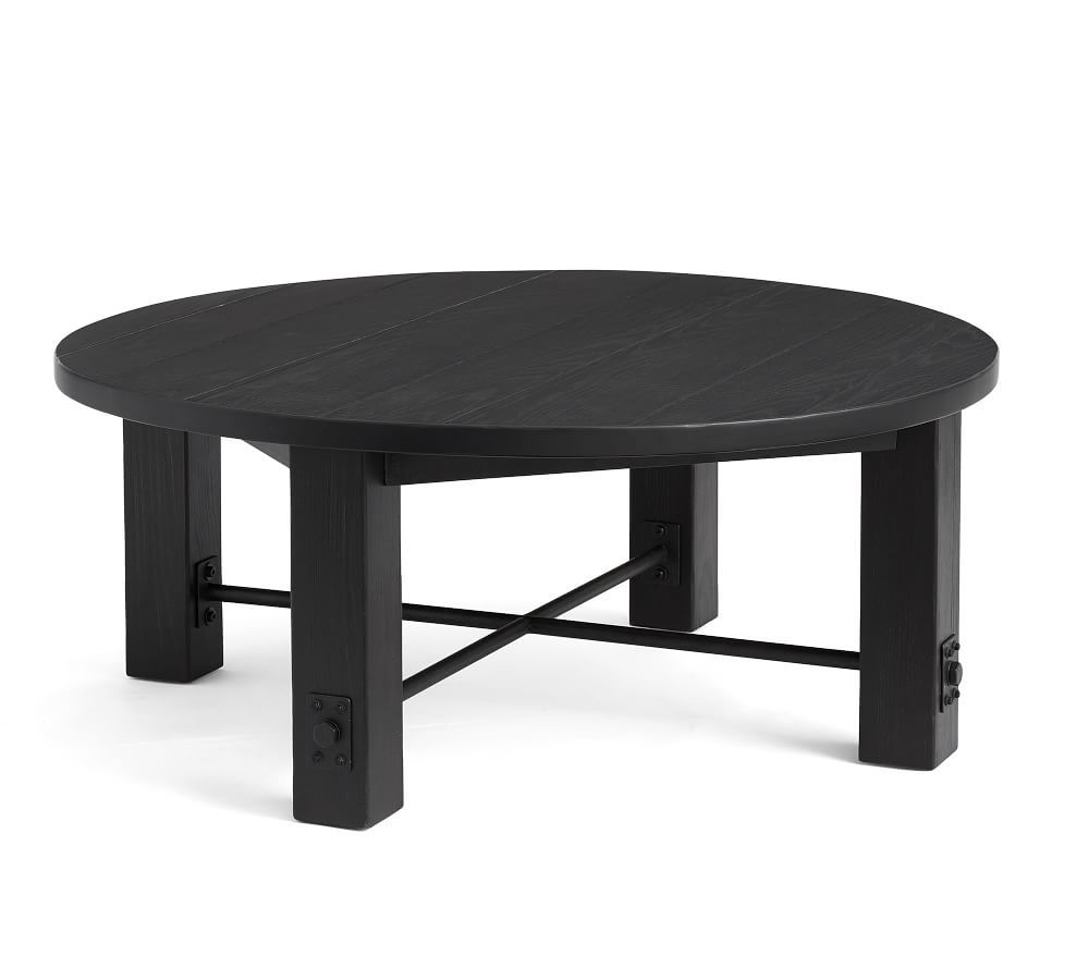 Benchwright 42" Round Coffee Table | Pottery Barn (US)