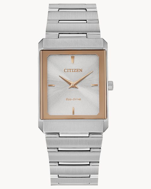 Stiletto Silver-Tone Dial Stainless Steel Bracelet EG6016-58A | CITIZEN | Citizen Watch