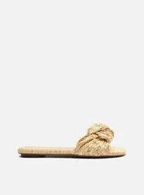 Rasteira Bege Arezzo Tramada Slide | ZZ Mall (BR)