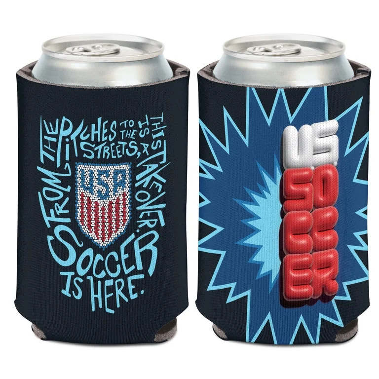 United States Men's National Soccer Team Style Logo 12oz Can Cooler, Collapsible | Walmart (US)