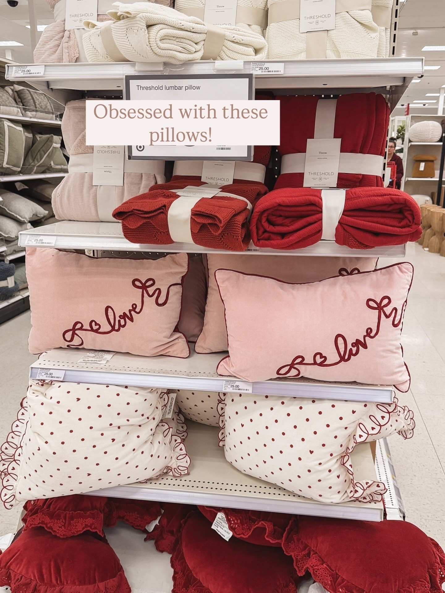 Valentine’s Day pillows 