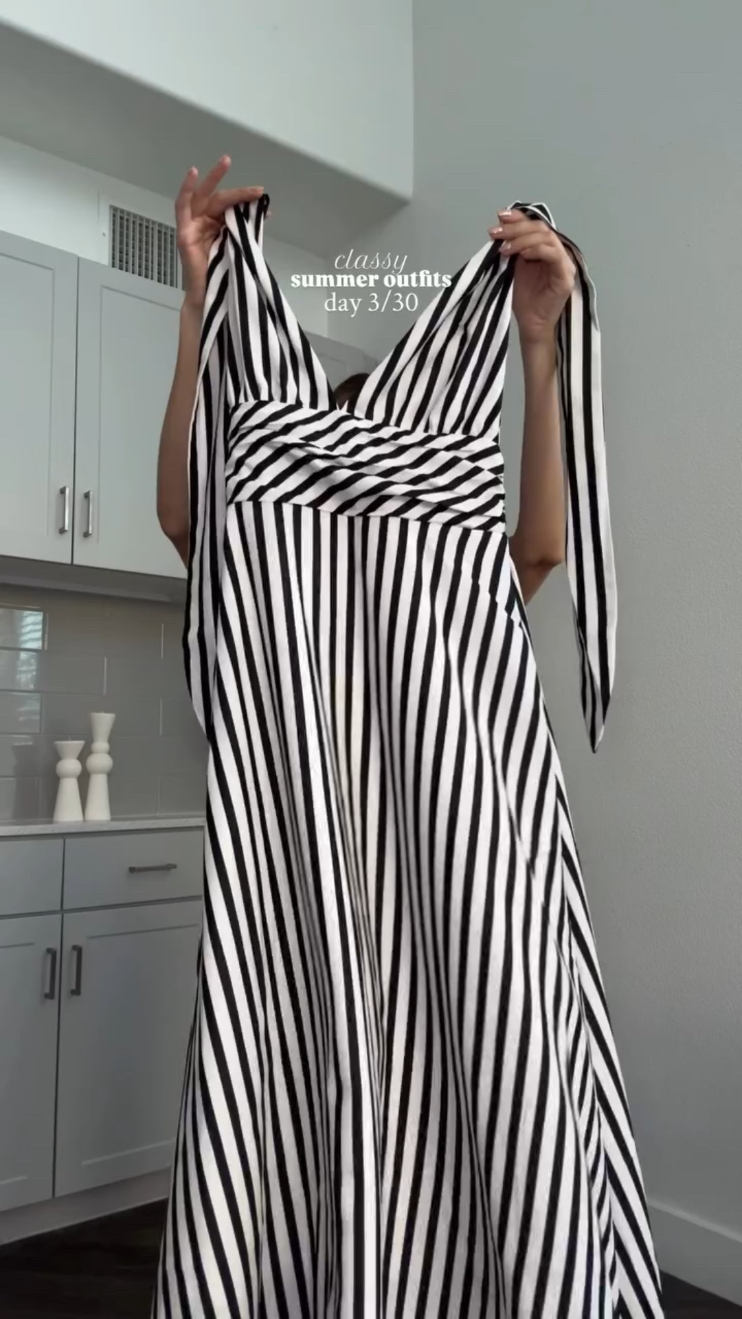 30 classy summer outfits | day 3

Links on my LTK🫶🏼

nothing like a comfy casual summer outfit but still looking chic and put together. Today I’m styling this simple but cute and comfy halter striped maxi dress, brown leather flat sandals, a mini handbag and resin bangle bracelets to tie the look up

What do you think? Wear or pass? 

#OOTD #halterdress #maxidress #summeroutfit #classystyle #summerootd #everydaycasual #summeroutfitinspo #classyoutfit #outfitinspo #summerfashion2025