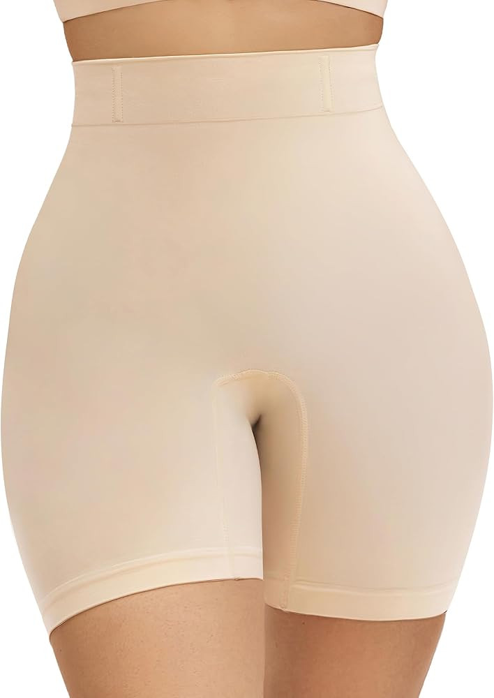 SHAPERX Tummy Control Underwear for Women – Mid-Waisted Seamless Shapewear Shorts Anti-Rolling ... | Amazon (US)