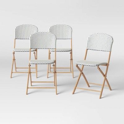 French Café Outdoor Patio Dining Chairs Folding Chairs - Opalhouse™ | Target