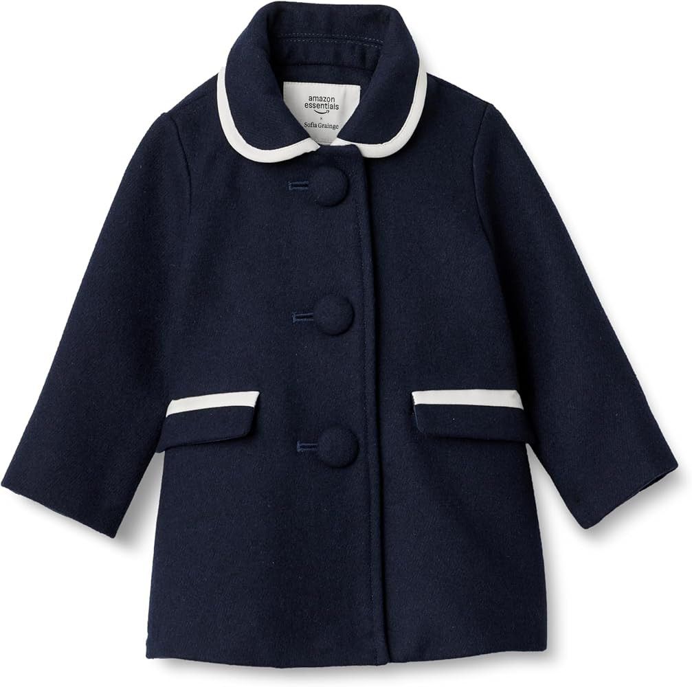 Amazon Essentials x Sofia Grainge Toddlers and Baby Girls' Wool Blend Coat | Amazon (US)