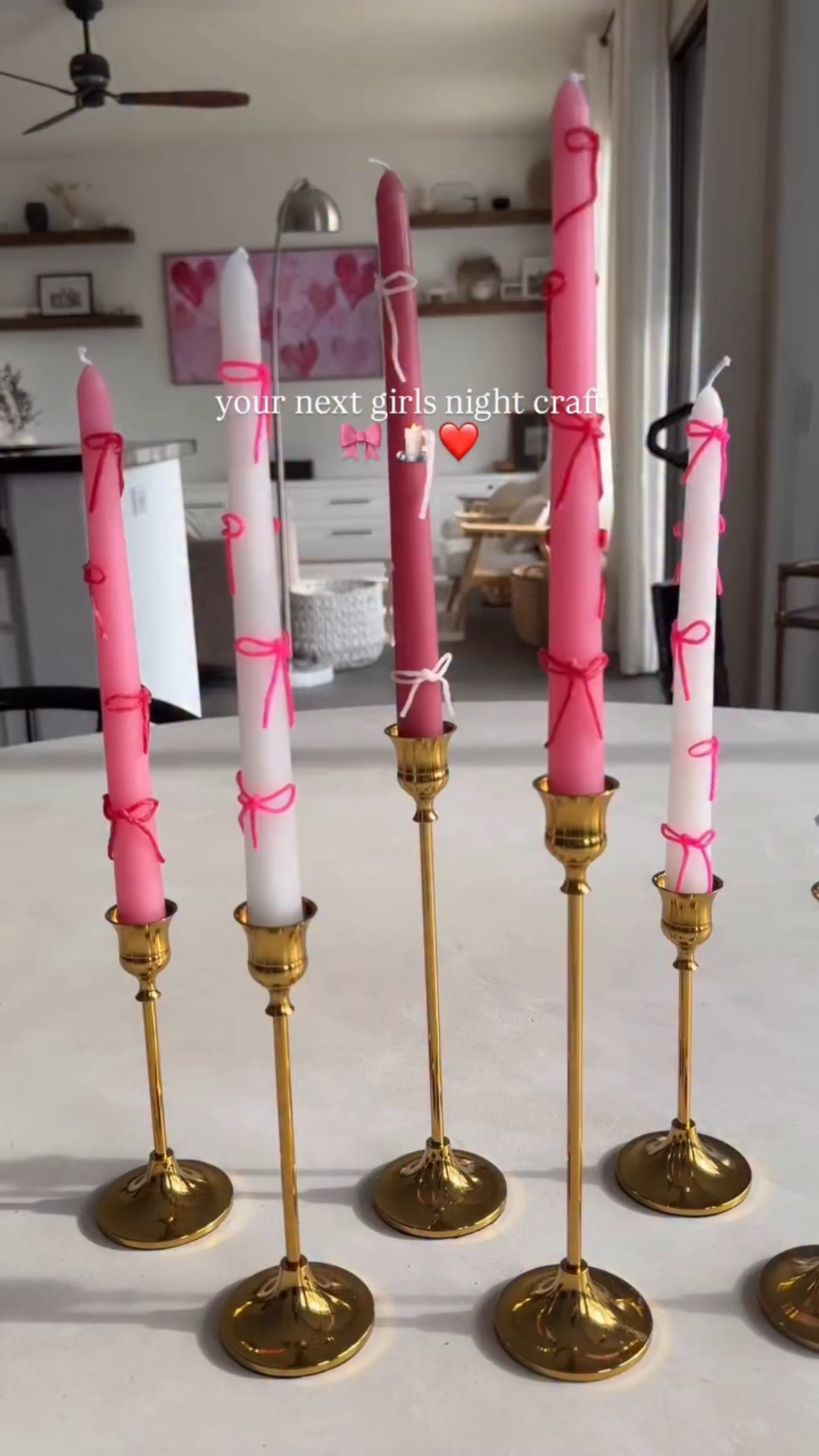 Comment CANDLES to shop 💕 Hosting a Galentine’s party or planning a cozy girls night in? This easy, affordable Valentine’s Day craft is a total win! ✨ This tapered candle decorating kit for 12 makes DIY Valentine’s Day decor effortless… just peel, shape, and stick the wax bows or hearts for a Pinterest-worthy Galentines craft in minutes. Perfect for girls night crafts, Galentine’s party ideas, Valentine’s DIY decor, or a fun Valentine’s Day activity with friends. It doubles as cute table decor when you’re done!! 

#GalentinesParty #GirlsNightCraft #ValentinesDayDecor #ValentinesCrafts #Affordablehosting #diycandle