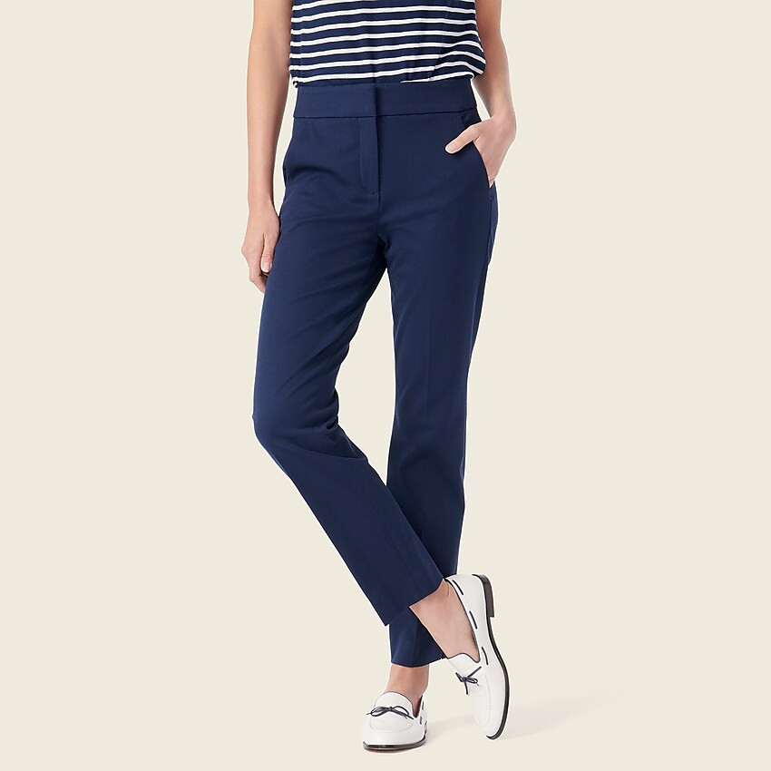 New Remi pant in bi-stretch cotton | J. Crew US