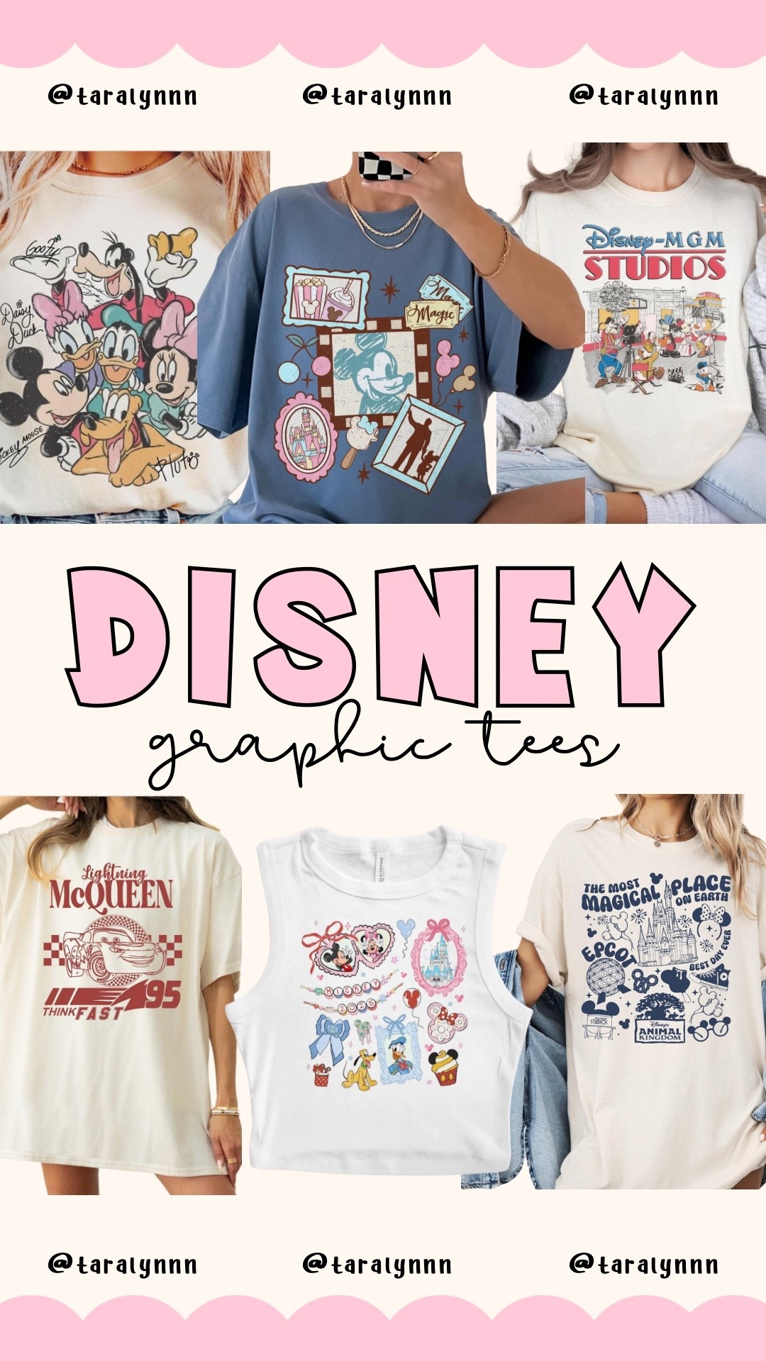 Disney Graphic Tees ✨ 

#disney #disneyland #disneyworld #minniemouse #mickeymouse #disneyvacation #disneyoutfit

#LTKFamily #LTKStyleTip #LTKTravel