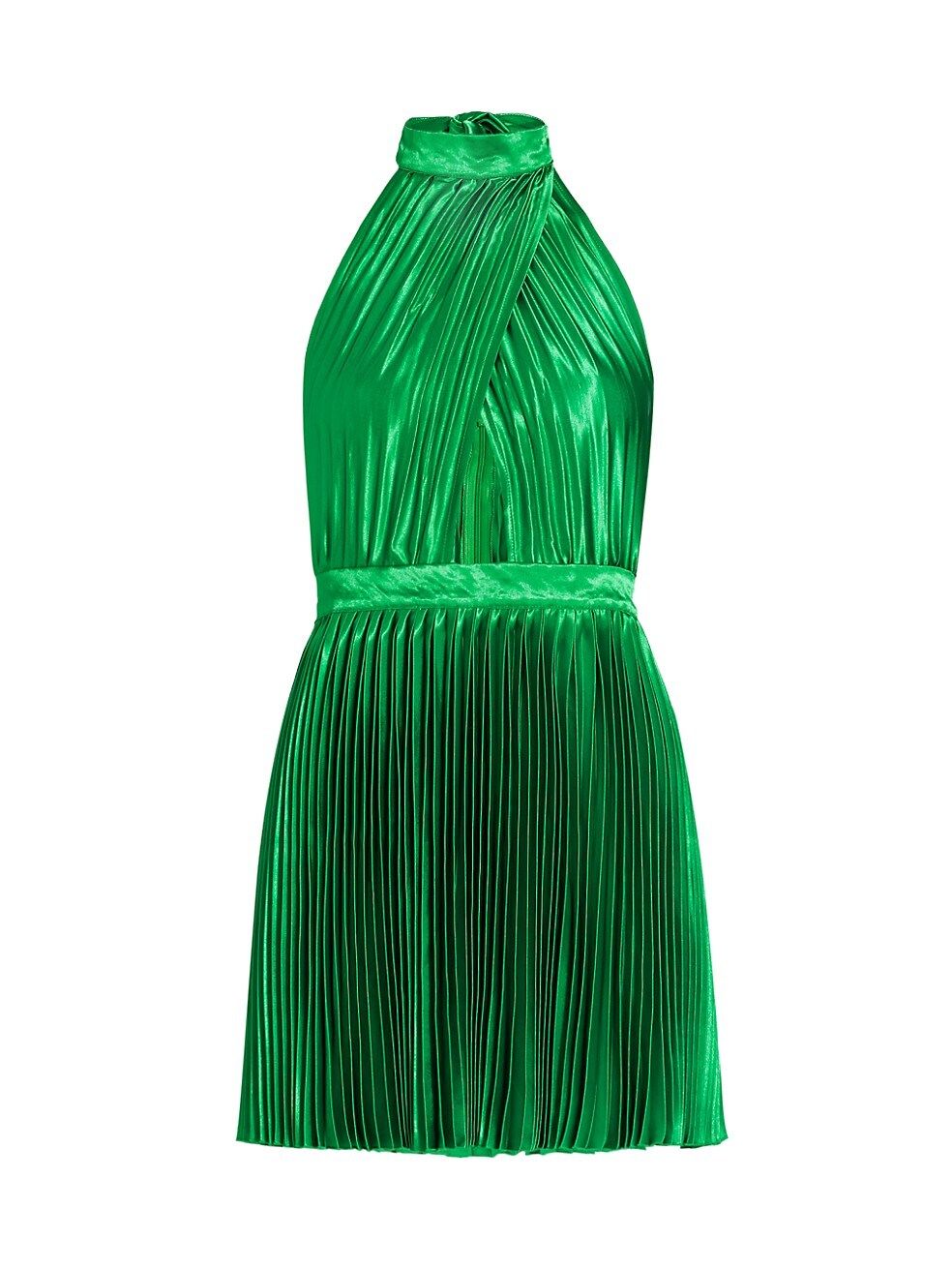 Renaissance Sleeveless Pleated Minidress | Saks Fifth Avenue