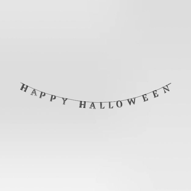 Happy Halloween Garland Black - Target halloween Decor | Target