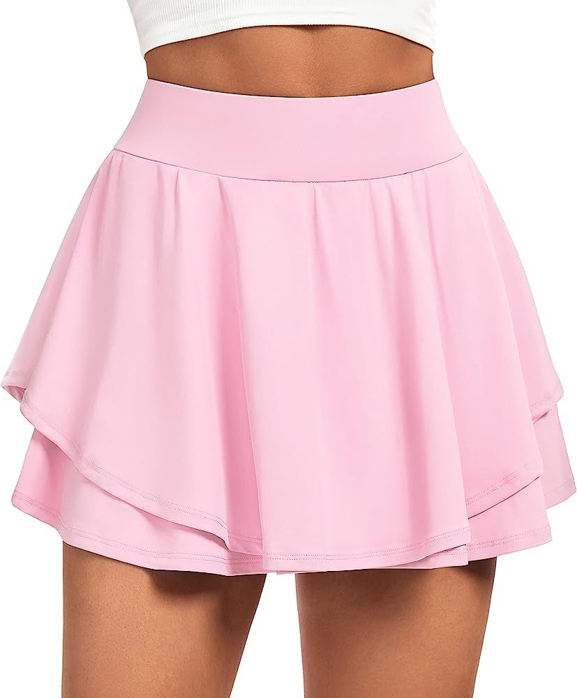 Amazon.com: IUGA Tennis Skirts for Women with Pockets Shorts Athletic Golf Skorts Skirts for Wome... | Amazon (US)