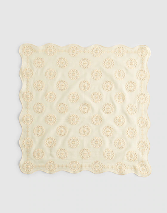 Organic Cotton Eyelet Bandana | Madewell