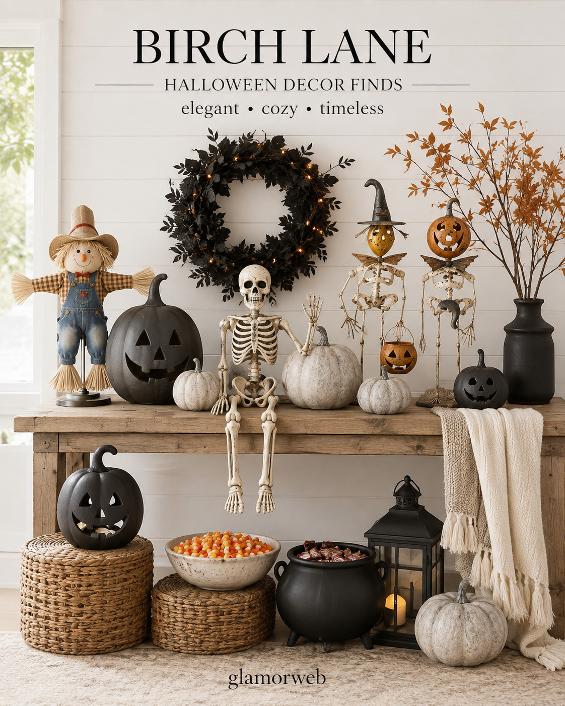 If you're looking for classy Halloween decor instead of scary, these Birch Lane finds are SO good! Think textured pumpkins, vintage-inspired skeletons, gorgeous tabletop decor, candle holders, and cozy accents that make your home feel festive without sacrificing style. 🍁🎃✨

#BirchLaneFinds #HalloweenDecor #PumpkinDecor #SkeletonDecor #TabletopStyling #HalloweenInspo #CozyDecor #NeutralHome #FallDecorIdeas #AutumnHome #HomeDecor #DecorLover #SeasonalStyling #HalloweenTablescape #PumpkinLove #SpookyButCute #LTKHome #LTKDecor #HomeRefresh #InteriorDecor #CozySeason #FallVibes #HomeInspiration #DecorFinds #HalloweenStyle 

 #LTKSeasonal #LTKHome #LTKSaleAlert