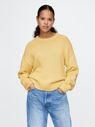 100% Cotton Relaxed Sweater | Gap (CA)