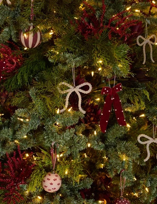 Lambury Ornaments (Set of 3), Emerald and Mint | Lulu and Georgia 