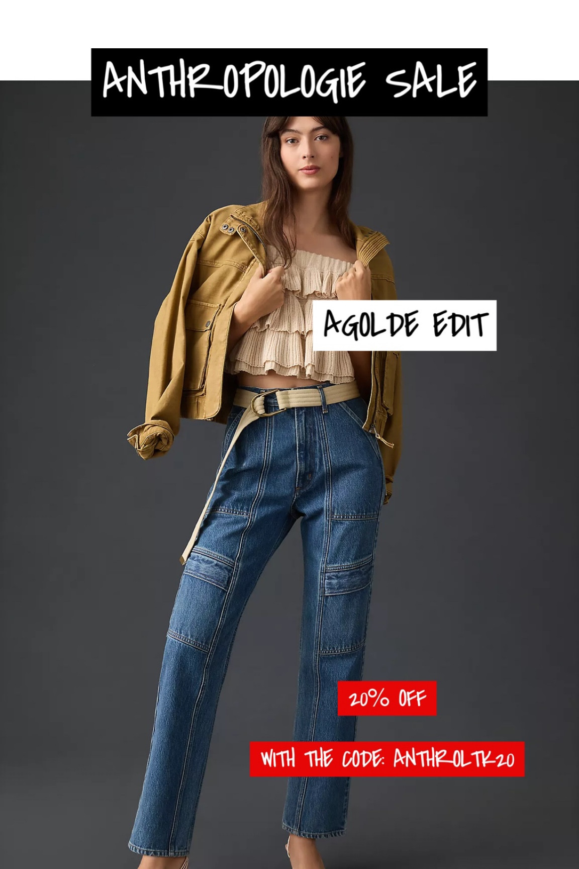 AGOLDE SALE
20% off AGOLDE with the code: ANTHROLTK20 #agolde #cargojeans 

#LTKsalealert #LTKcurves #LTKstyletip