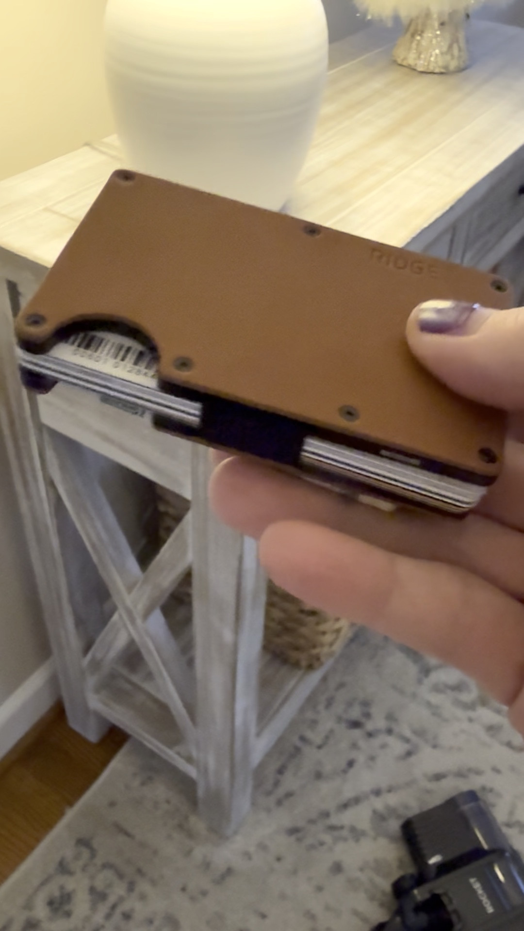 Scott’s new compact wallet from ridge.com 