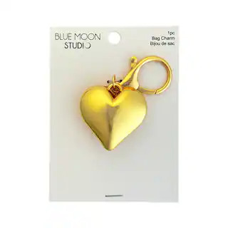 Blue Moon Studio™ Large Gold-Colored Heart Charm | Michaels | Michaels Stores