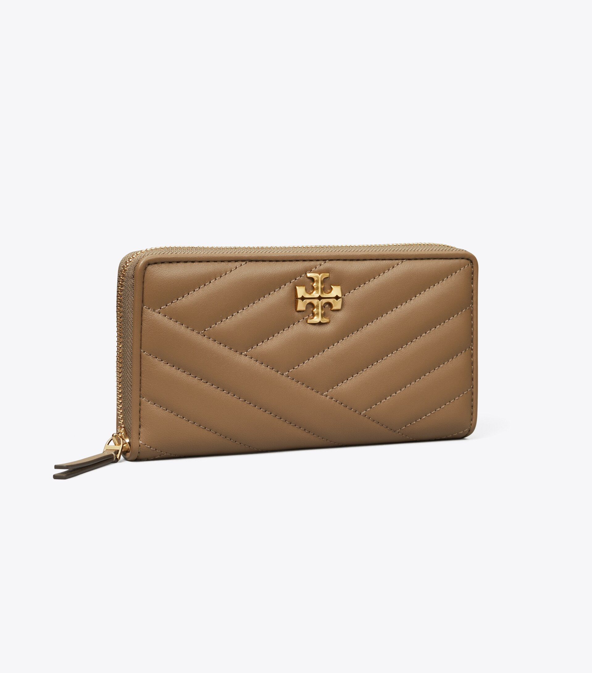 Kira Chevron Zip Continental Wallet | Tory Burch (US)