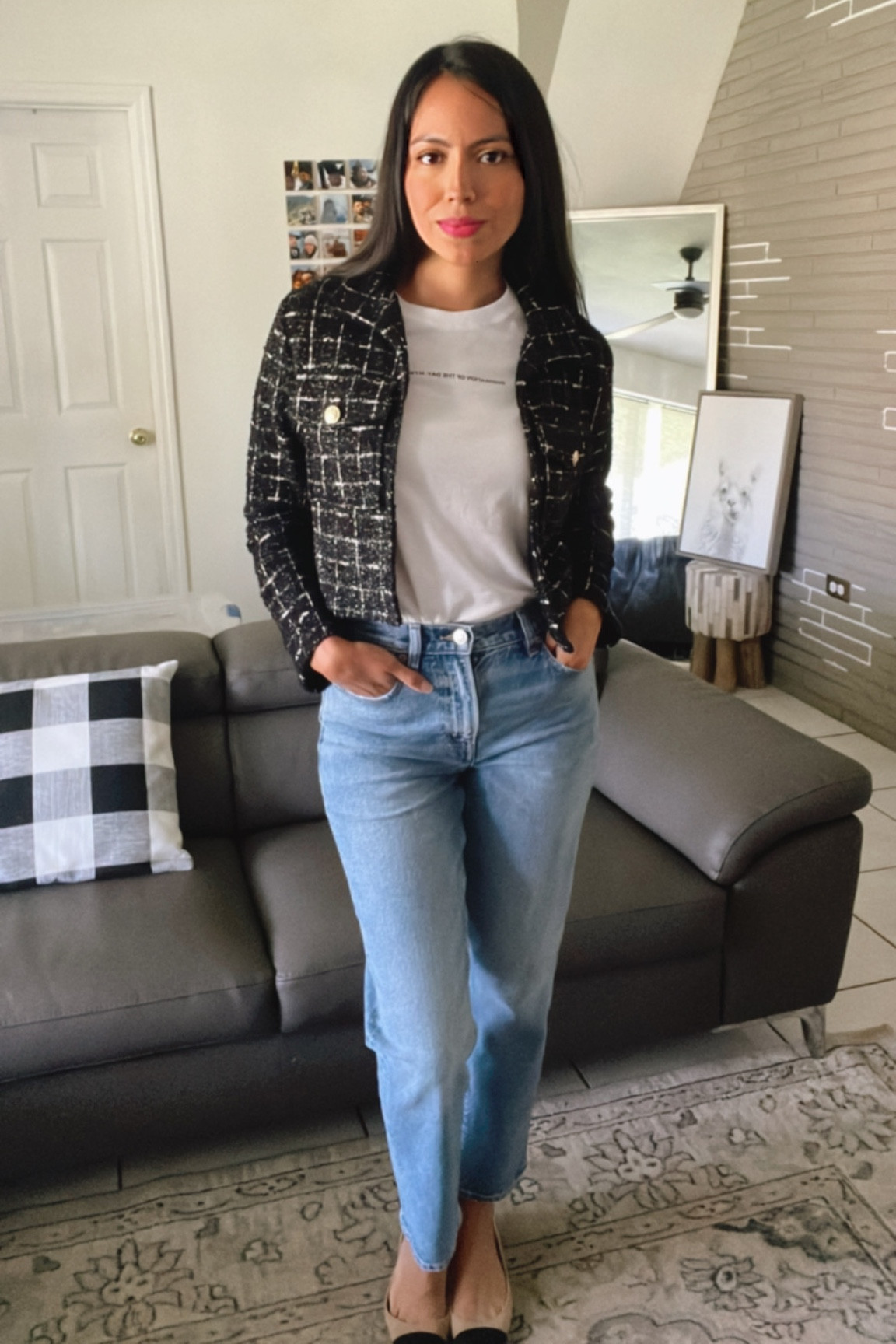 Under $25 tweed jacket! 😱

#LTKfindsunder50 #LTKHolidaySale #LTKstyletip