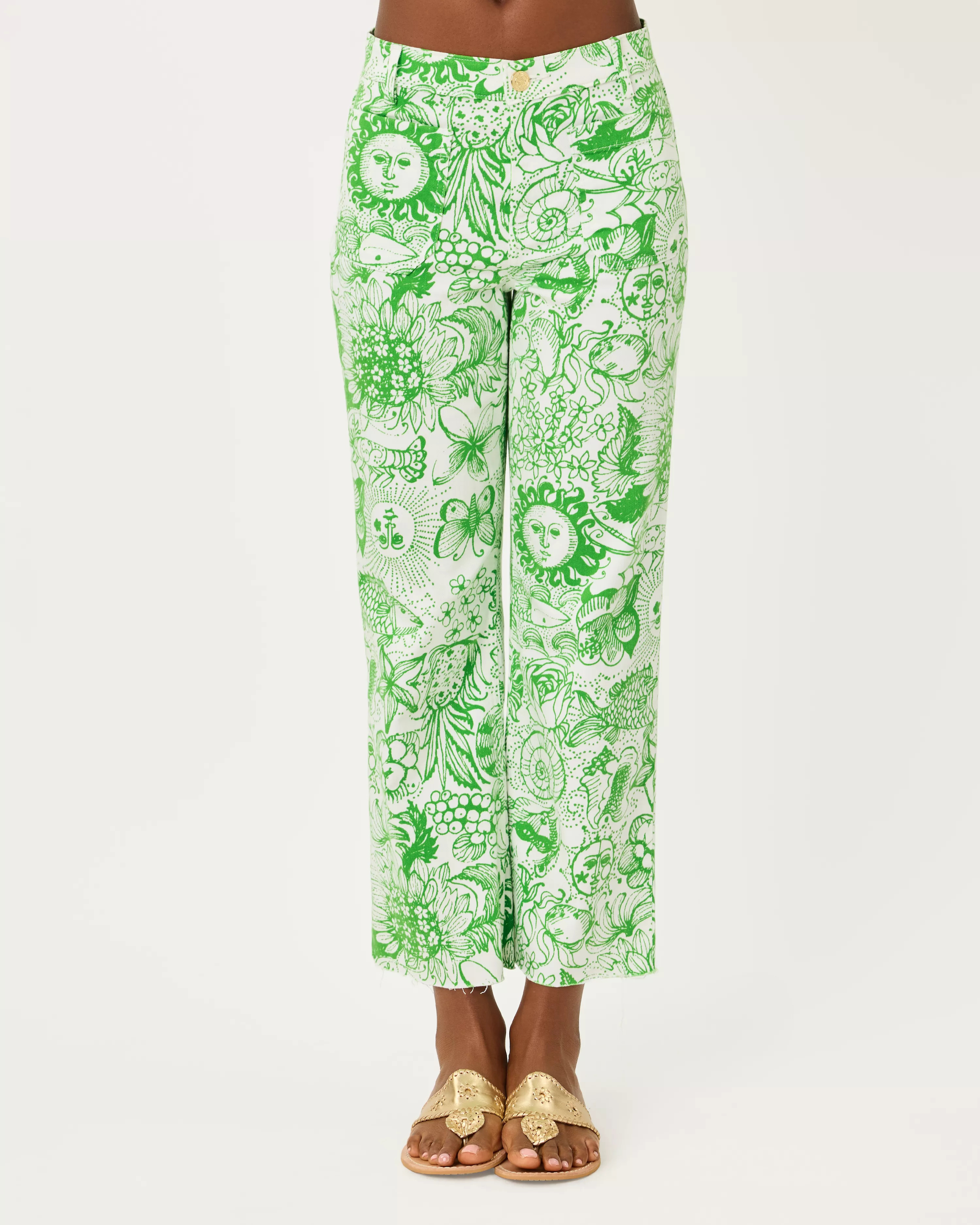 27" Harleen High Rise Crop Jean | Lilly Pulitzer