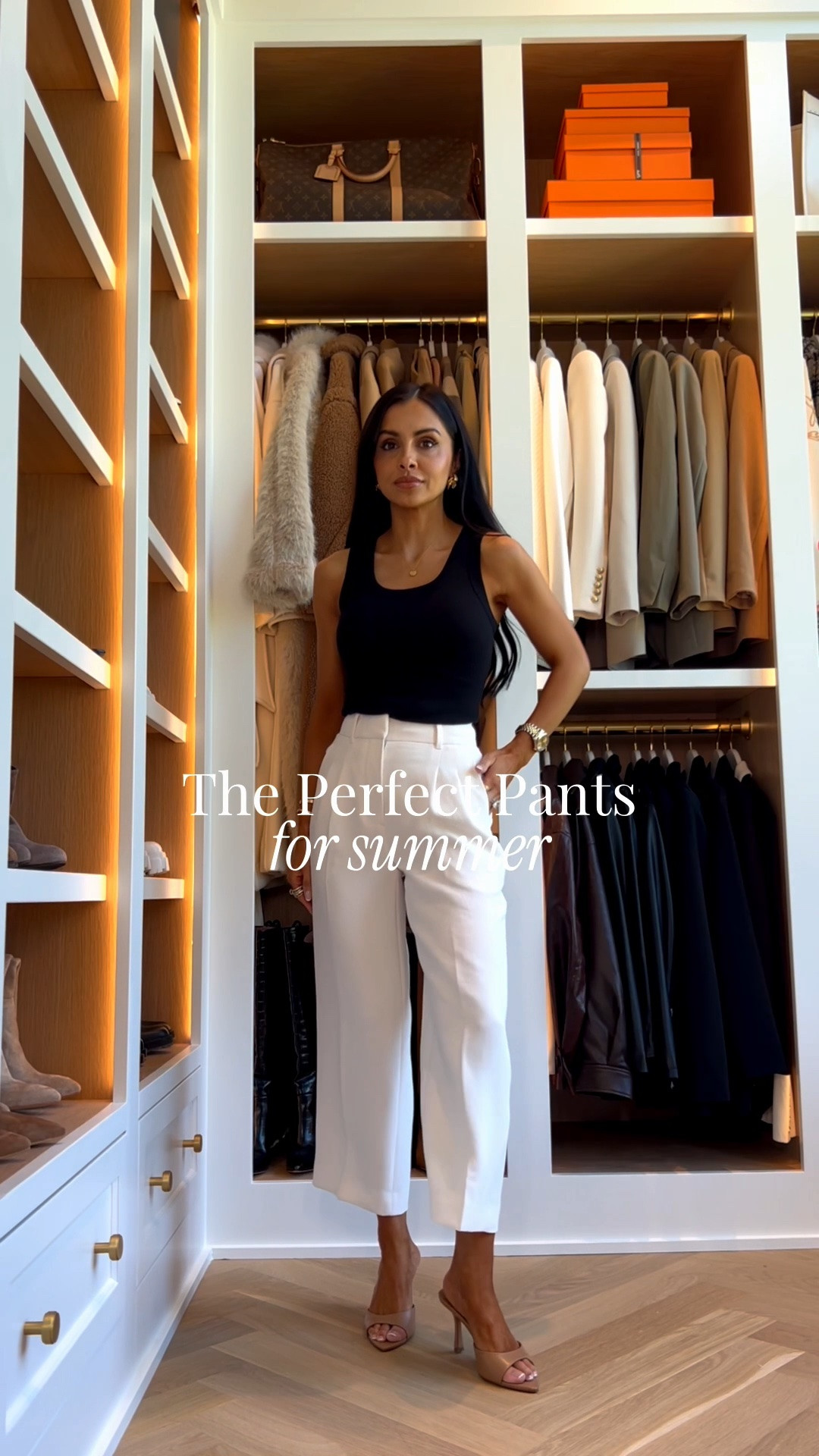 The perfect pants for summer / summer workwear / chic summer outfit 
Aritzia effortless cropped pants wearing a 00
Aritzia black tank wearing an XXS
Amazon bag that looks like Celine

#LTKmomlife #LTKootd #LTKOver40