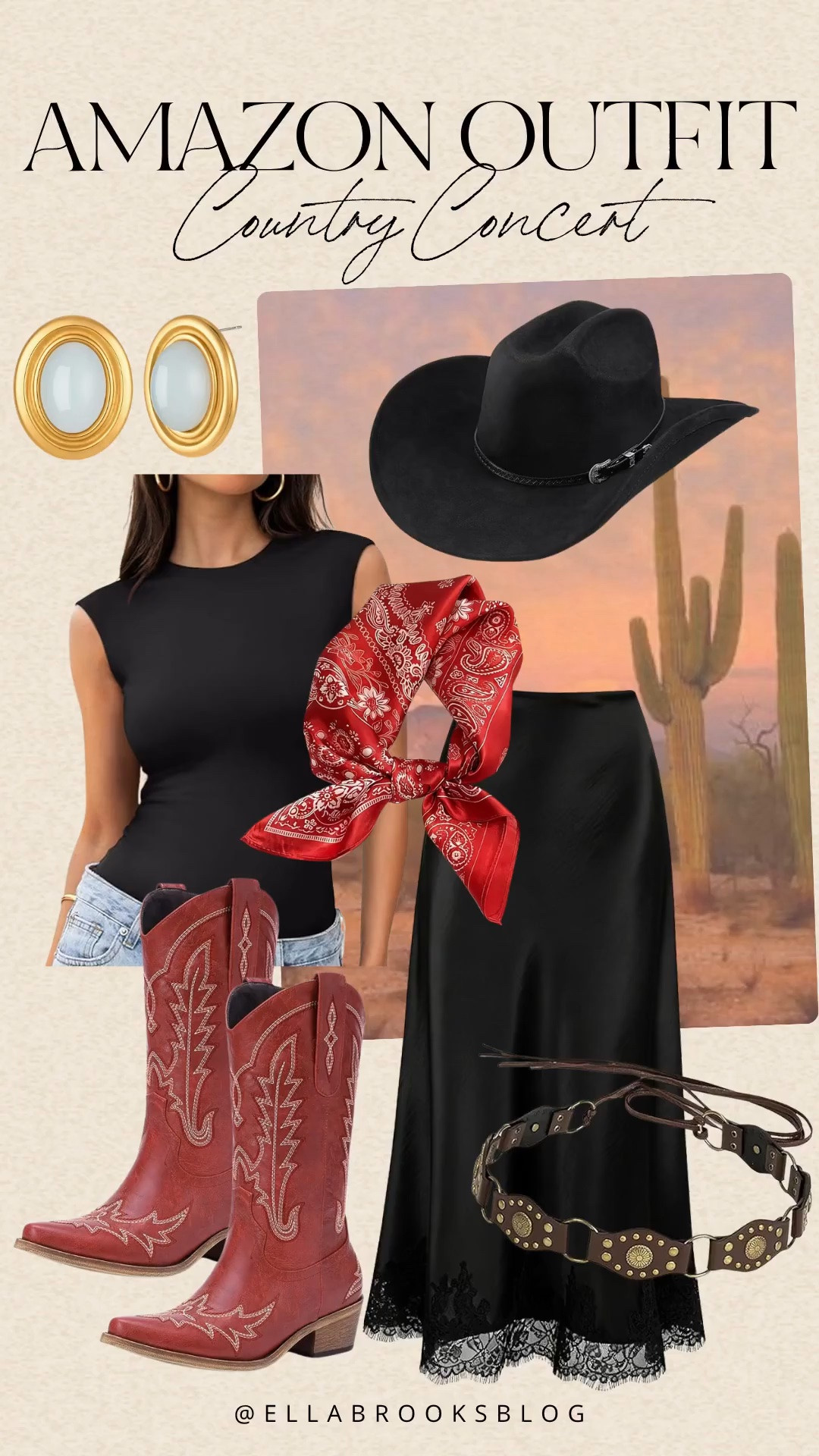 Amazon fall country concert outfit

Amazon style, fall outfit, western outfit, red boots, concert look, western hat

#LTKootd #LTKSeasonal