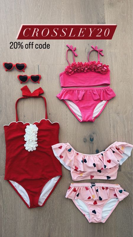 Cutest girls swimsuits! Yes my code CROSSLEY20 for 20% off 

#LTKswim #LTKfamily #LTKkids