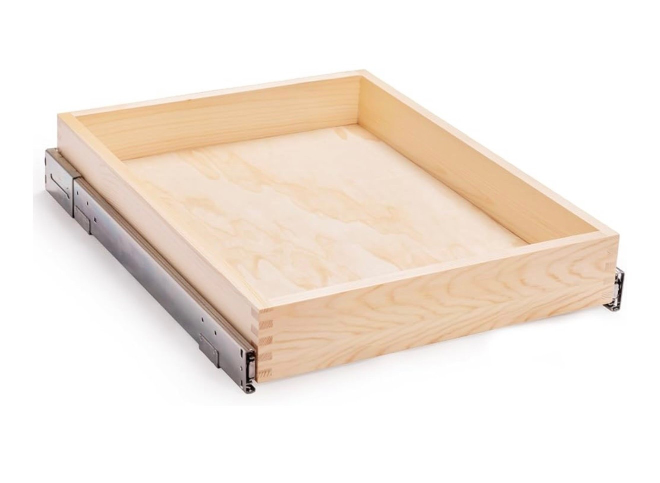 26"W x 21"D x 3"H Pull Out Cabinet Drawer Soft Close Slide Out Wood Organizer for Kitchen, Finished, Bottom and Side Assembly (Wood Drawer Part Width is 25inch)

#LTKHome