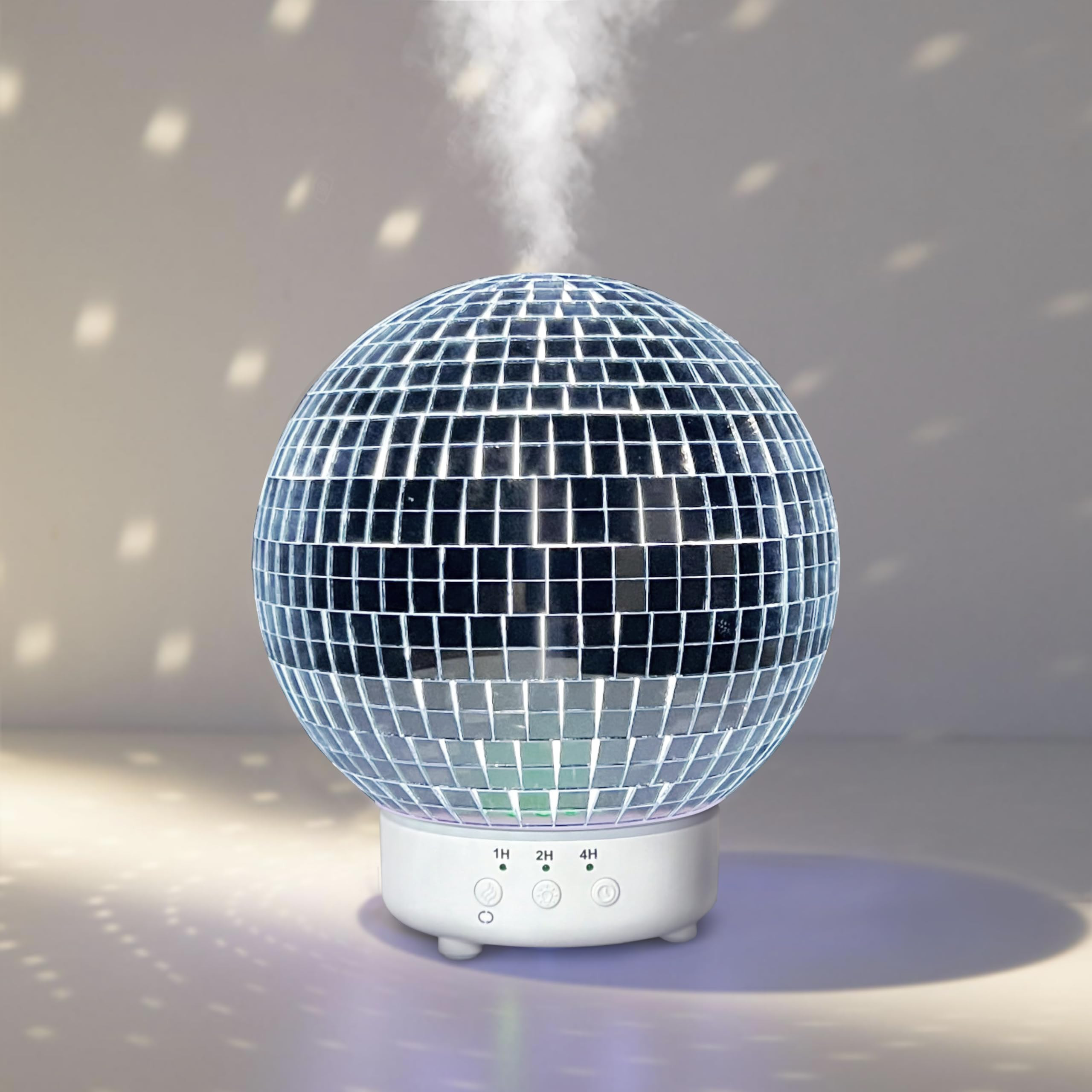 Rotating Disco Ball Diffuser – Cute Essential Oil Diffuser and Humidifier for Home, Mirror Ball... | Amazon (US)