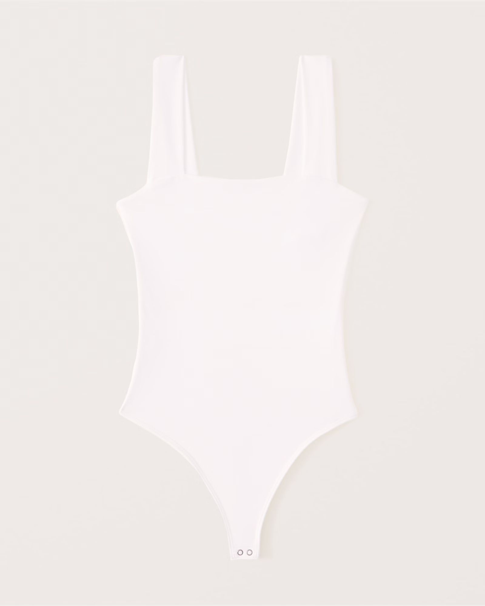 Double-Layered Seamless Fabric Squareneck Bodysuit | Abercrombie & Fitch (US)