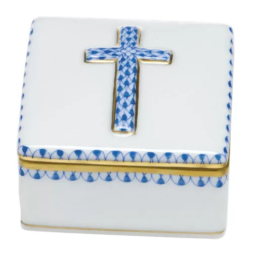 Prayer Box Blue 2 In L X 1.5 In H | Gracious Style