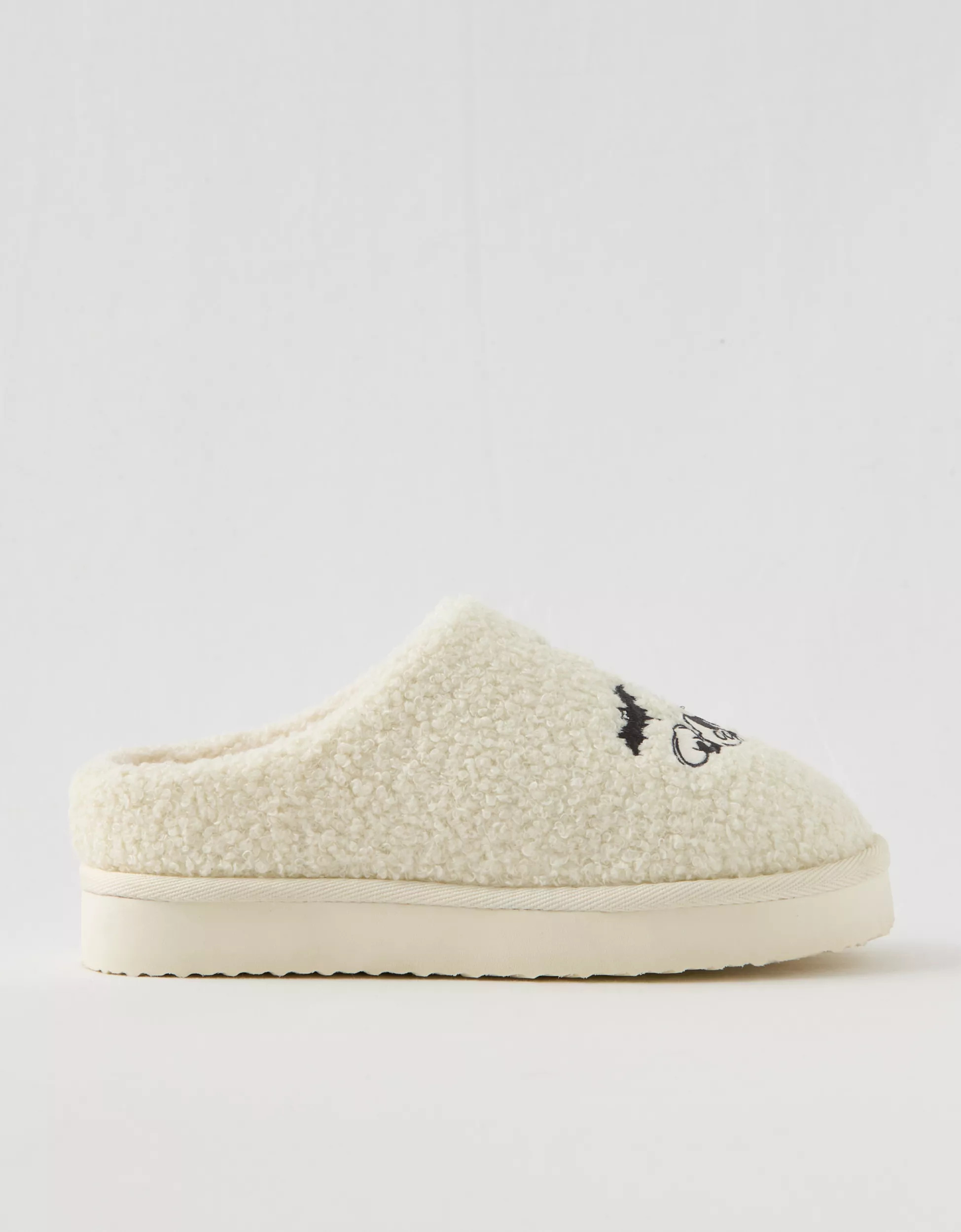 Aerie Sherpa Scuff Slippers | Aerie