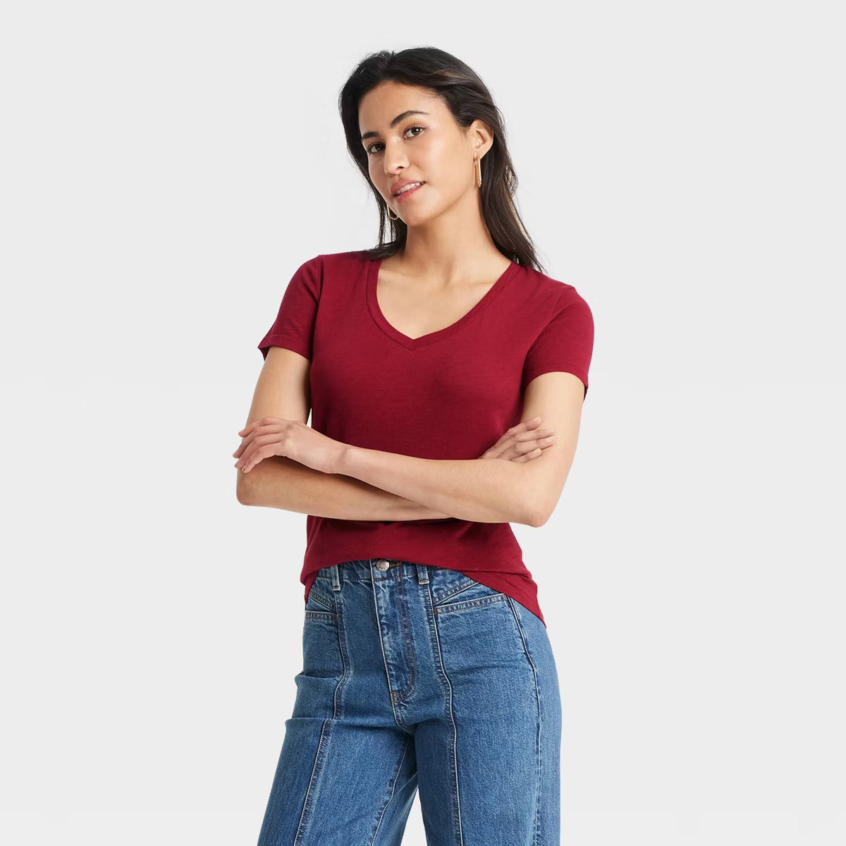 Women's Short Sleeve V-Neck T-Shirt - Universal Thread™ | Target