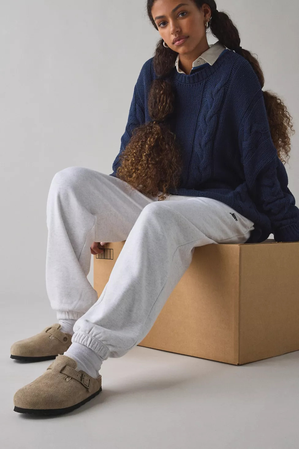 Birkenstock Women's Boston Shearling Clog | Urban Outfitters (US and RoW)