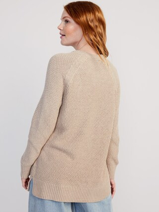 Textured Pullover Tunic Sweater for Women | Old Navy (US)