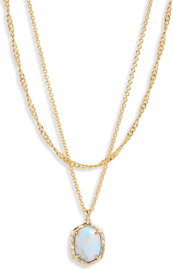 Daphne Layered Coral Pendant Necklace | Nordstrom