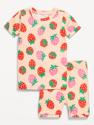 Printed Unisex Snug-Fit Pajama Set for Toddler & Baby | Old Navy (US)
