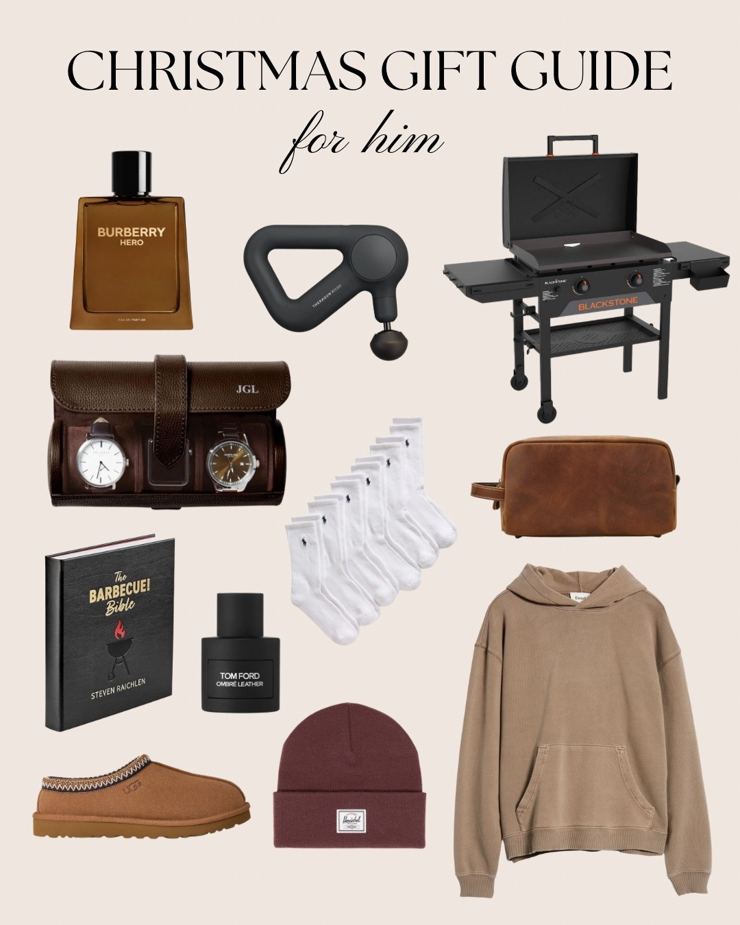 GIFT GUIDE for any man in your life 🌲🤍