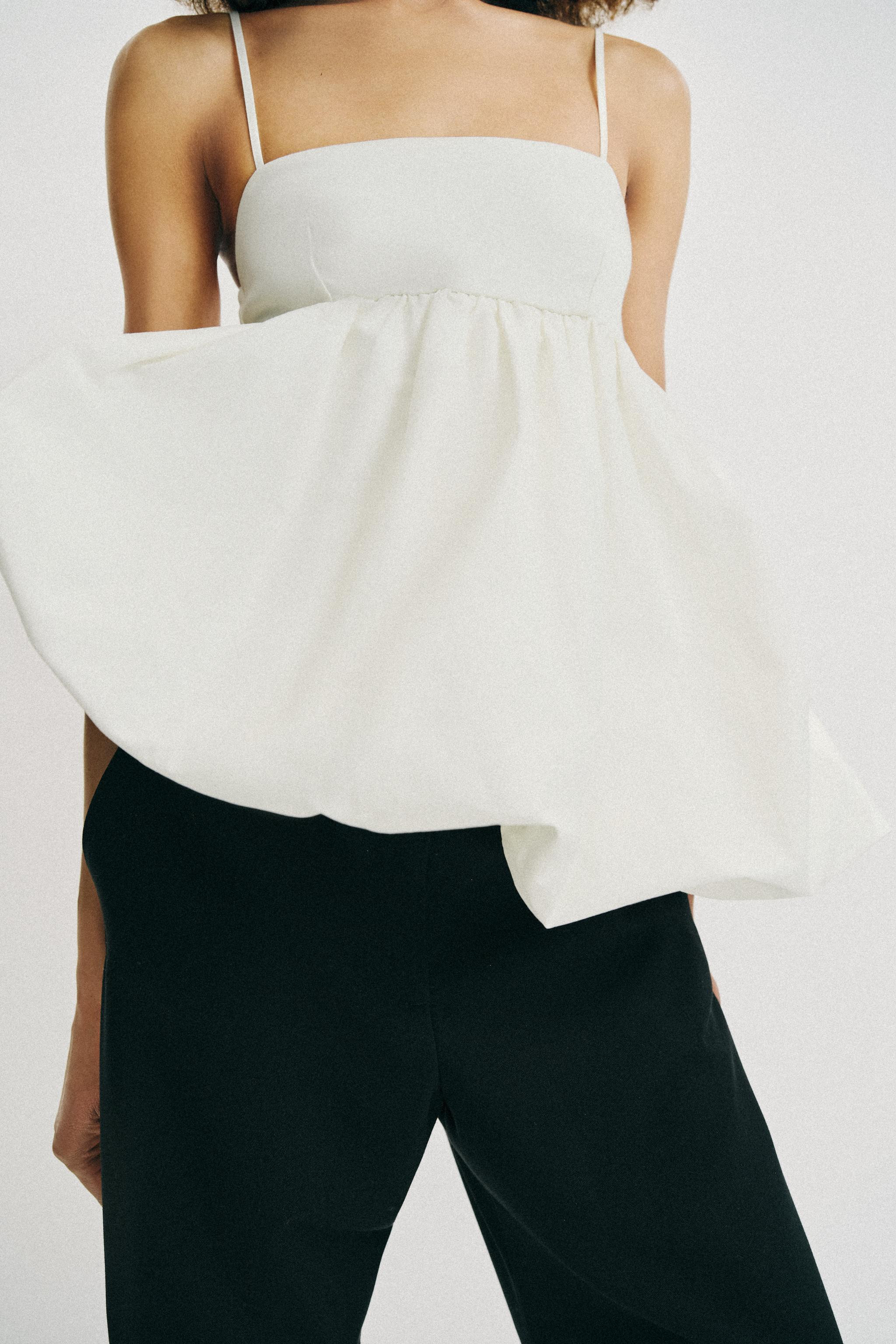 BALLOON STRAP TOP | Zara US