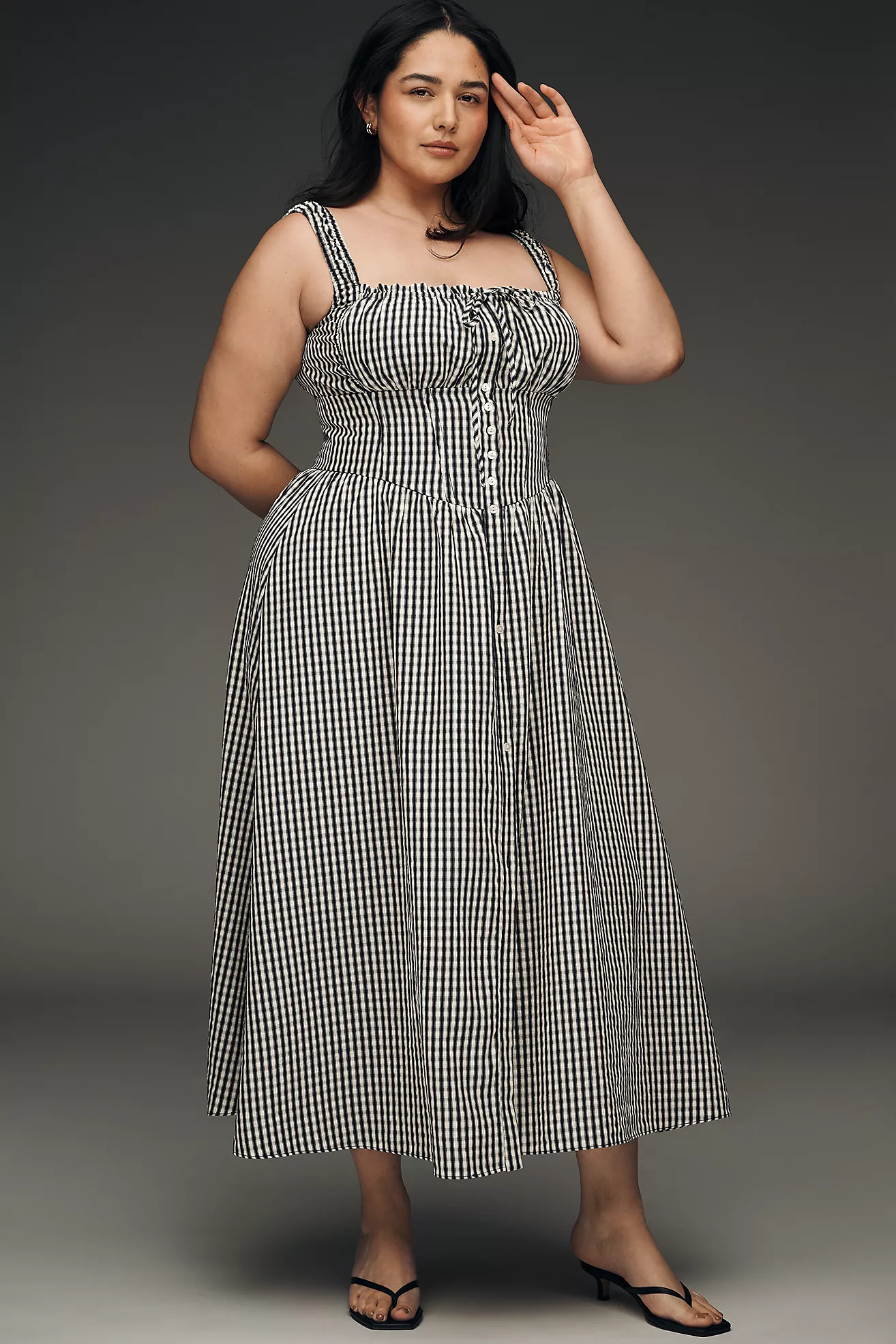 ASTR The Label Temperance A-Line Buttondown Maxi Dress | Anthropologie (US)