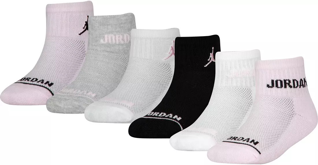 Jordan Girls' Legend Ankle Socks - 6 Pack | DICK'S Sporting Goods